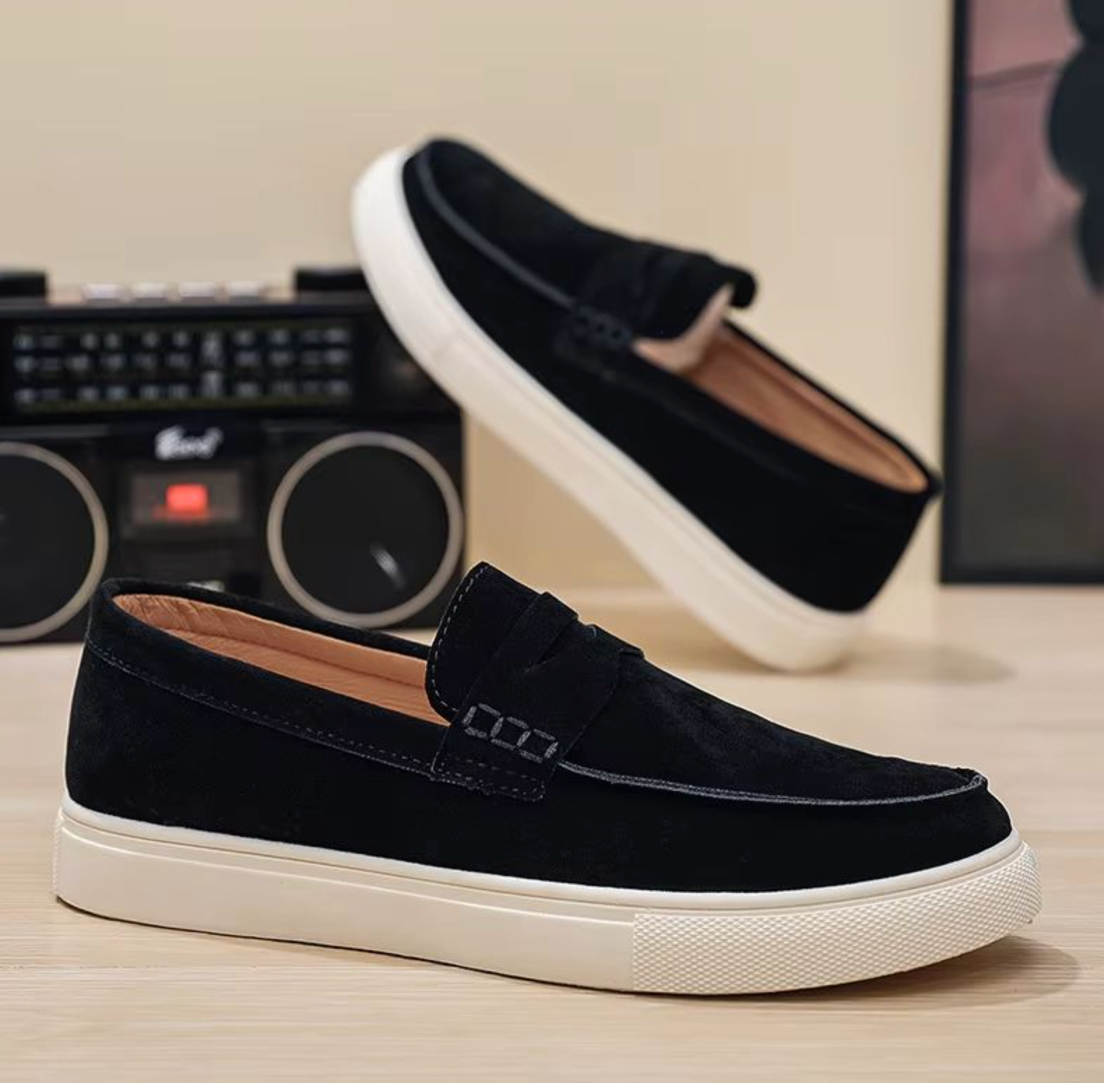 Men’s Casual Suede Leather Loafers