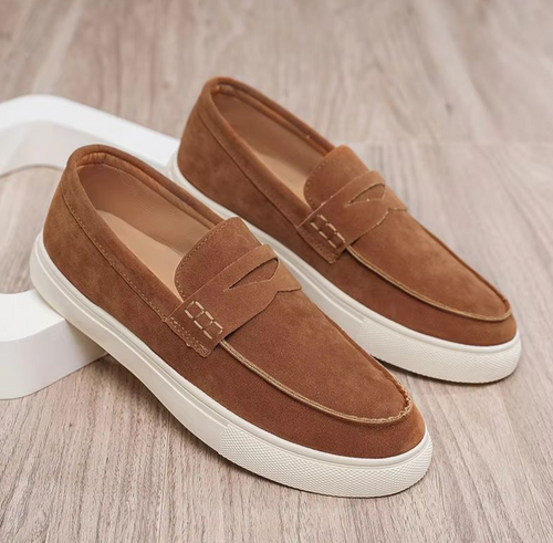 Men’s Casual Suede Leather Loafers