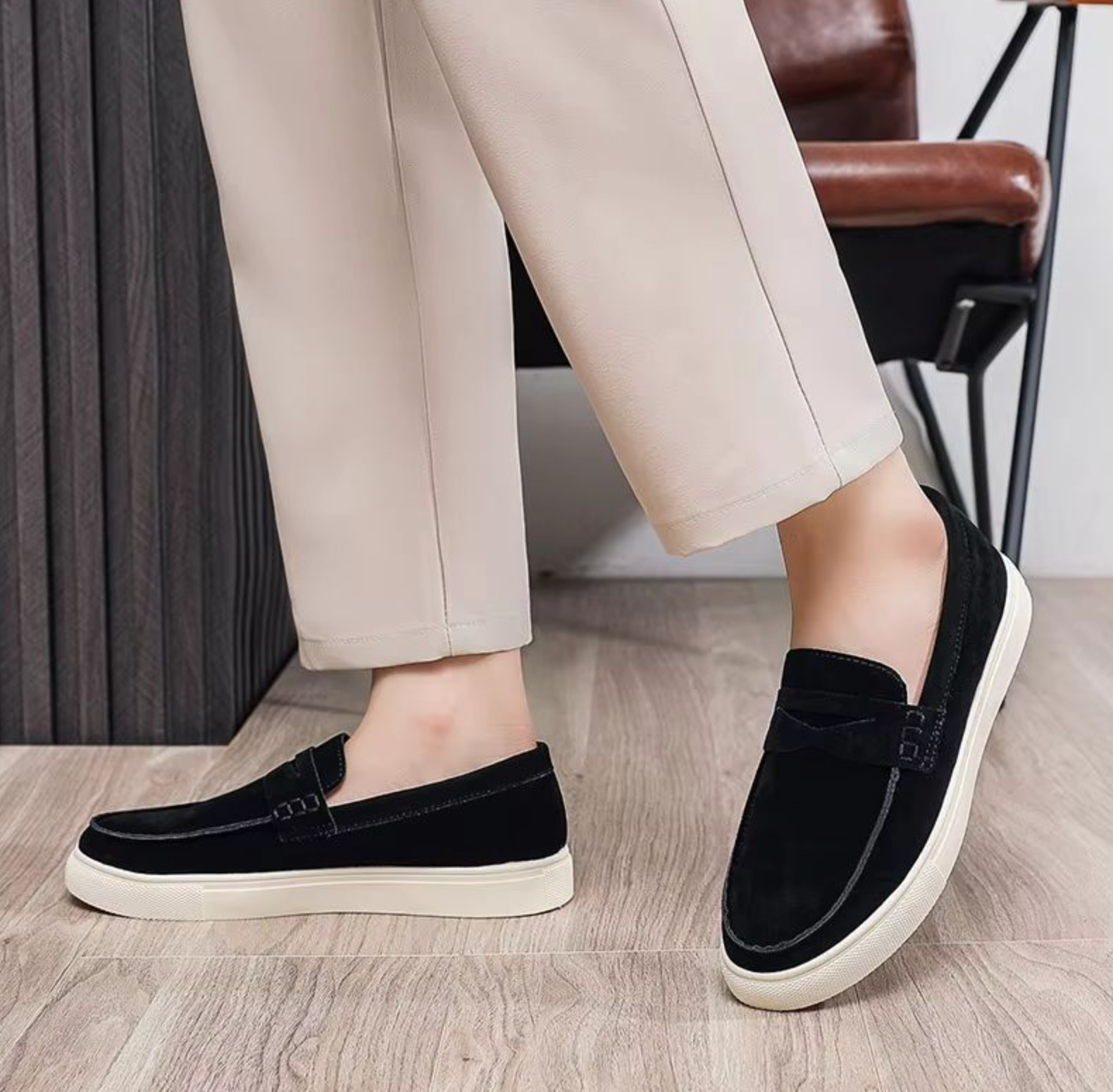 Men’s Casual Suede Leather Loafers