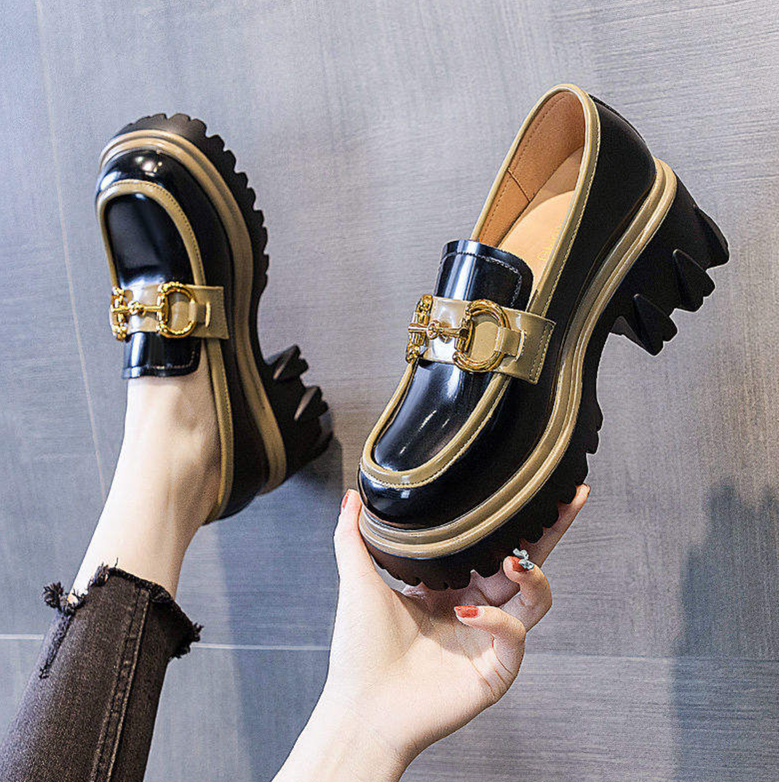 Women’s PU Leather Loafers